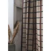 Outlet Compliments - Badeforhæng check, brick - 140x200 cm.