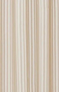Compliments - Badeforhæng - Lines shower curtain w/eyelets 220 cm - Linen