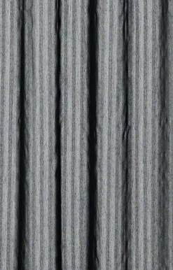 Hot Compliments - Badeforhæng - Lines shower curtain w/eyelets 200 cm - Sort