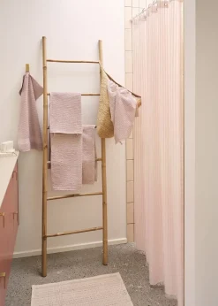 Sale Compliments - Badeforhæng - Lines shower curtain w/eyelets 220 cm - Rose