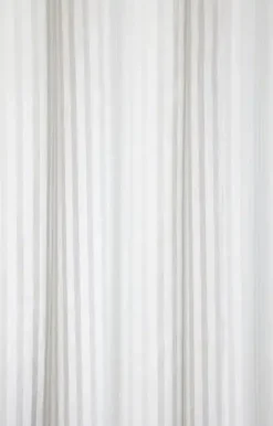 Discount Compliments - Badeforhæng - Lines shower curtain w/eyelets 200 cm - Lys grå