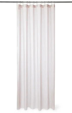 Best Compliments - Badeforhæng - Lines shower curtain w/eyelets 200 cm - Rose