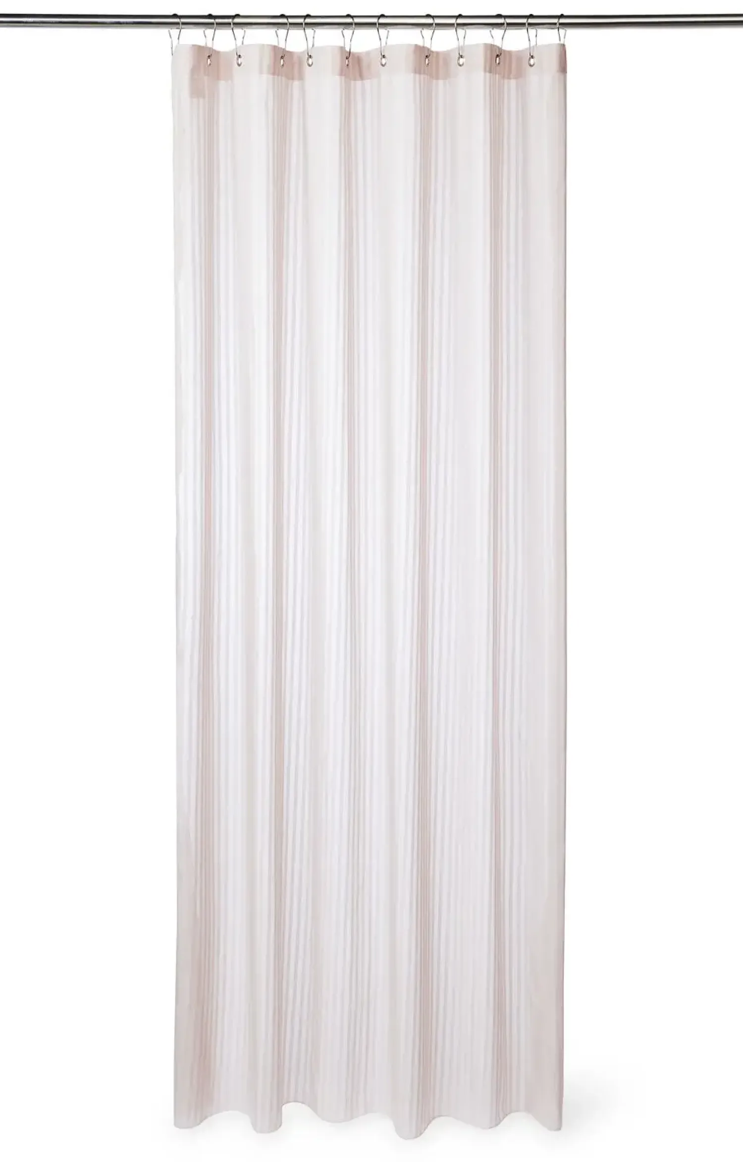 Best Compliments - Badeforhæng - Lines shower curtain w/eyelets 200 cm - Rose