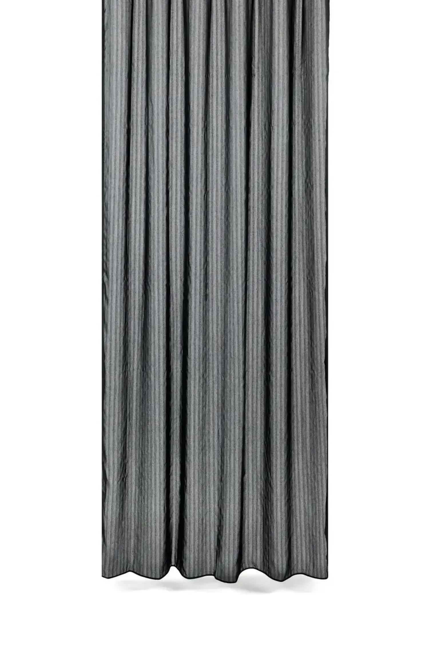 Sale Compliments - Badeforhæng - Lines shower curtain w/tape 220 cm - Sort