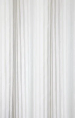 Clearance Compliments - Badeforhæng - Lines shower curtain w/tape 220 cm - Mørk blå