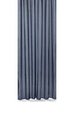 Sale Compliments - Badeforhæng - Lines shower curtain w/tape 220 cm - Mørk blå