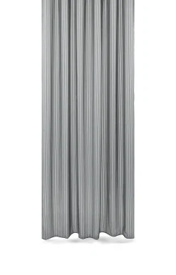 New Compliments - Badeforhæng - Lines shower curtain w/tape 200 cm - Grå