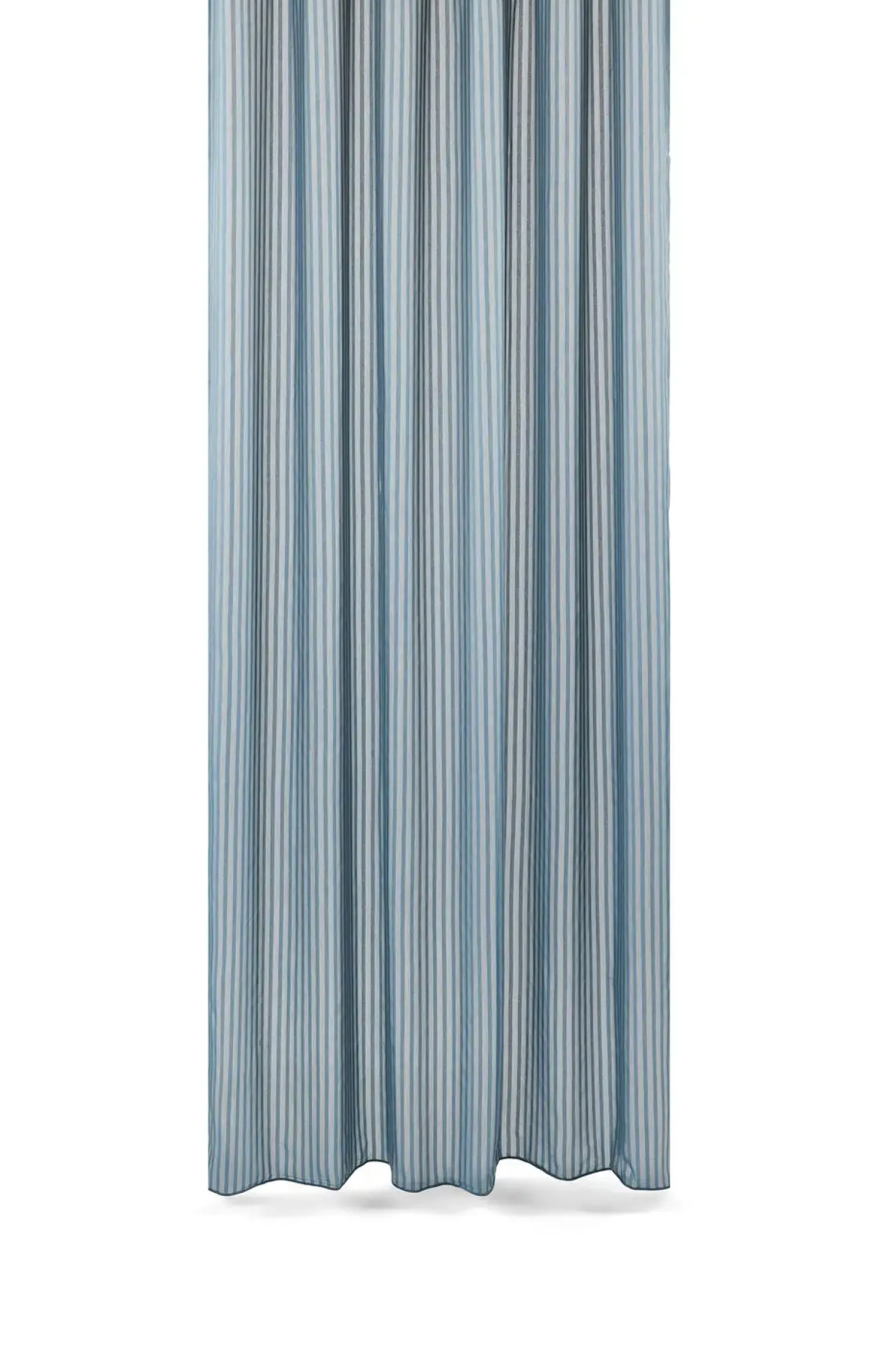 New Compliments - Badeforhæng - Lines shower curtain w/tape 200 cm - Sea blue