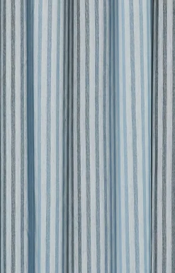 New Compliments - Badeforhæng - Lines shower curtain w/tape 200 cm - Sea blue