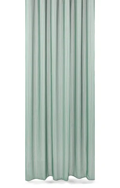 Clearance Compliments - Badeforhæng - Lines shower curtain w/tape 200 cm - Støvet grøn