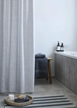 Sale Compliments - Badeforhæng - Lino shower curtain w/tape 200 cm - Grå