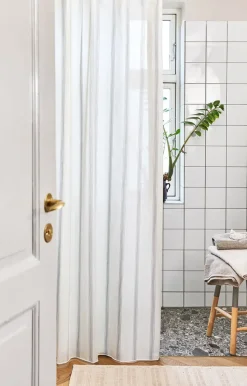 Sale Compliments - Badeforhæng - Lumien shower curtain w/tape 220 cm - Sand