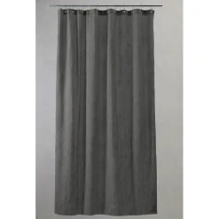 Sale Compliments - Badeforhæng - Pine shower curtain w/eyelets 220 cm - Mørk grå