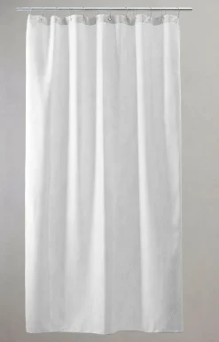 Compliments - Badeforhæng - Pine shower curtain w/eyelets 200 cm - Hvid