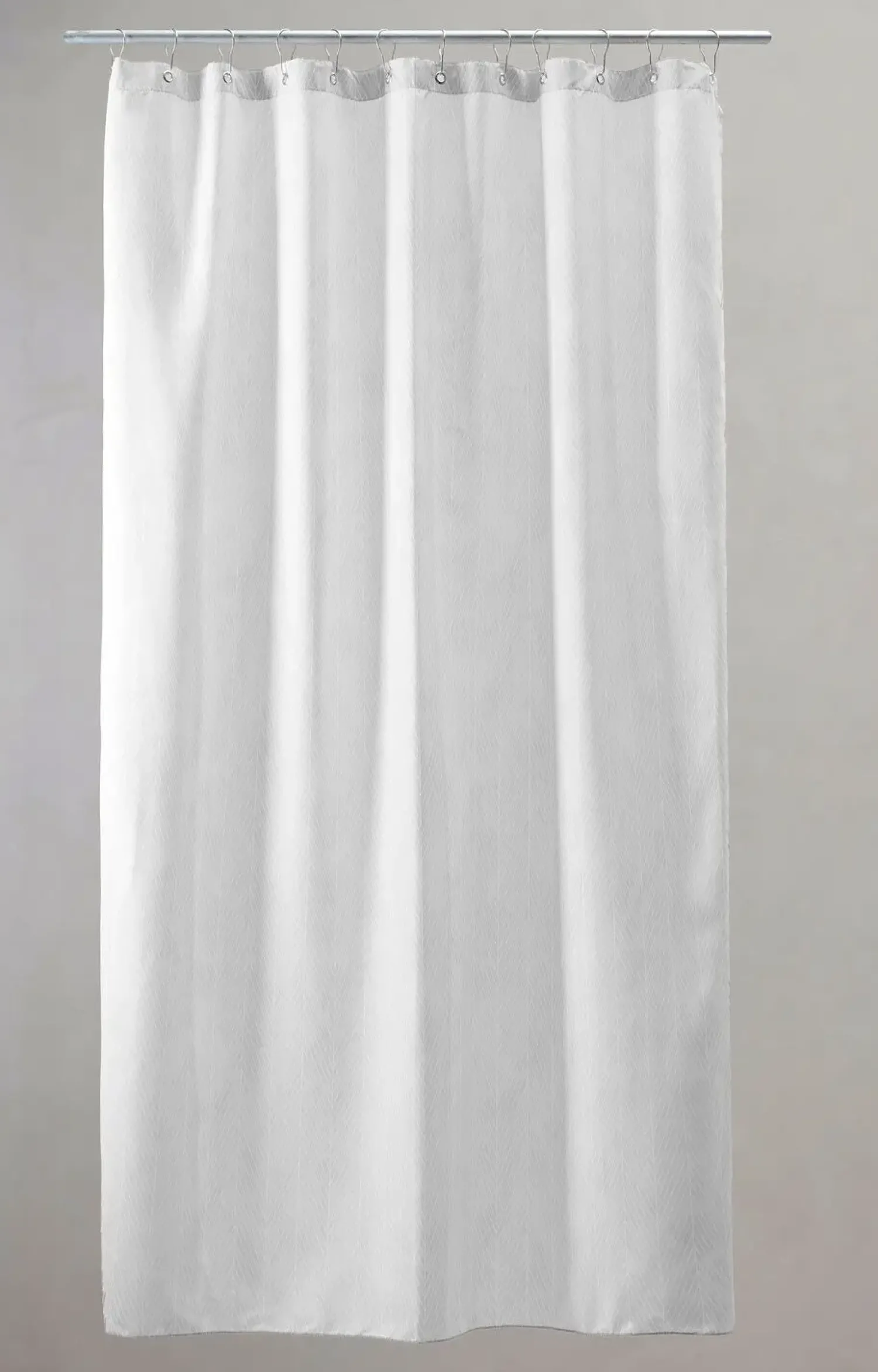Compliments - Badeforhæng - Pine shower curtain w/eyelets 200 cm - Hvid