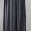 Online Compliments - Badeforhæng - Pine shower curtain w/tape 200 cm - Mørk grå