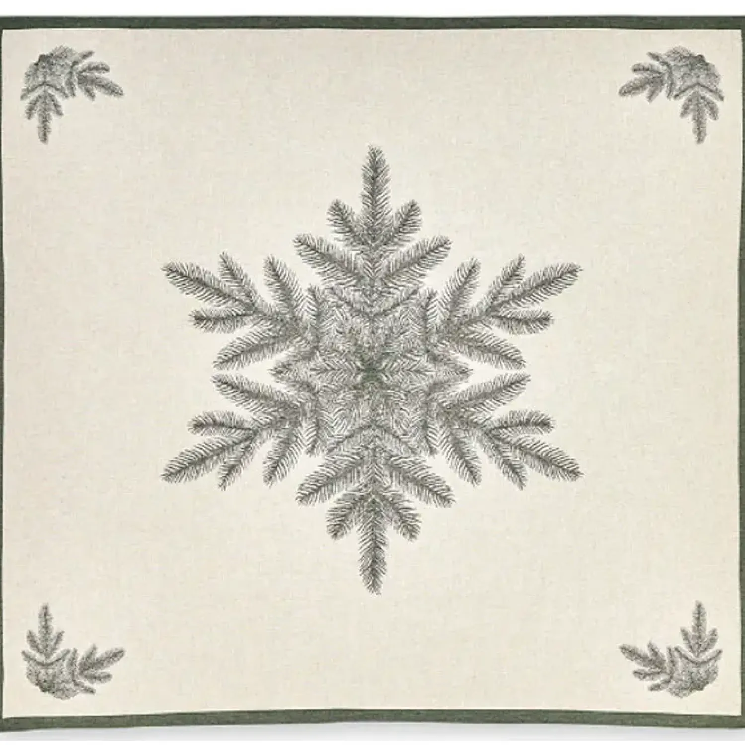 Best Compliments - Juletræstæppe - Baum Christmas Rug - Grøn - 130x130 cm