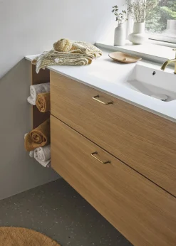 Sale Compliments - Loop Bath Mat dia. 75 cm - Ochre
