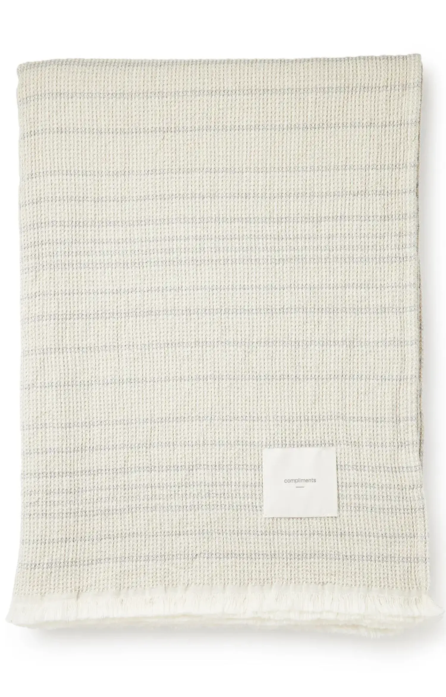 Best Compliments - Plaid - Cielo Throw 130x190 cm - Sand/grå