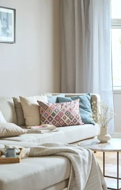 Best Compliments - Plaid - Cielo Throw 130x190 cm - Sand/grå