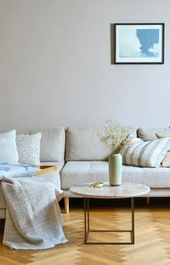 Best Compliments - Plaid - Cielo Throw 130x190 cm - Sand/grå