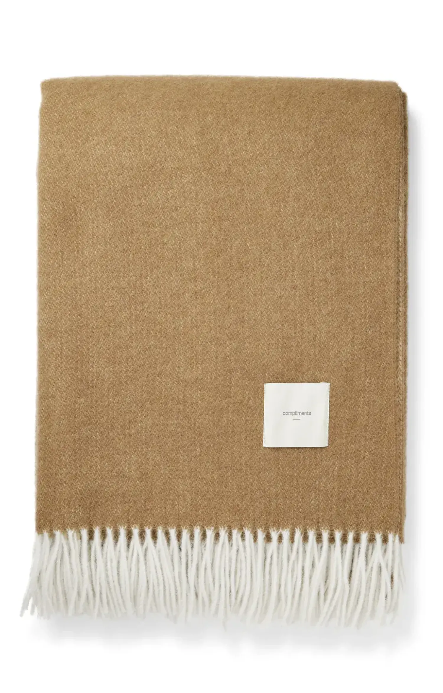 Best Compliments - Plaid - Duo Throw - 140x200 cm - Camel