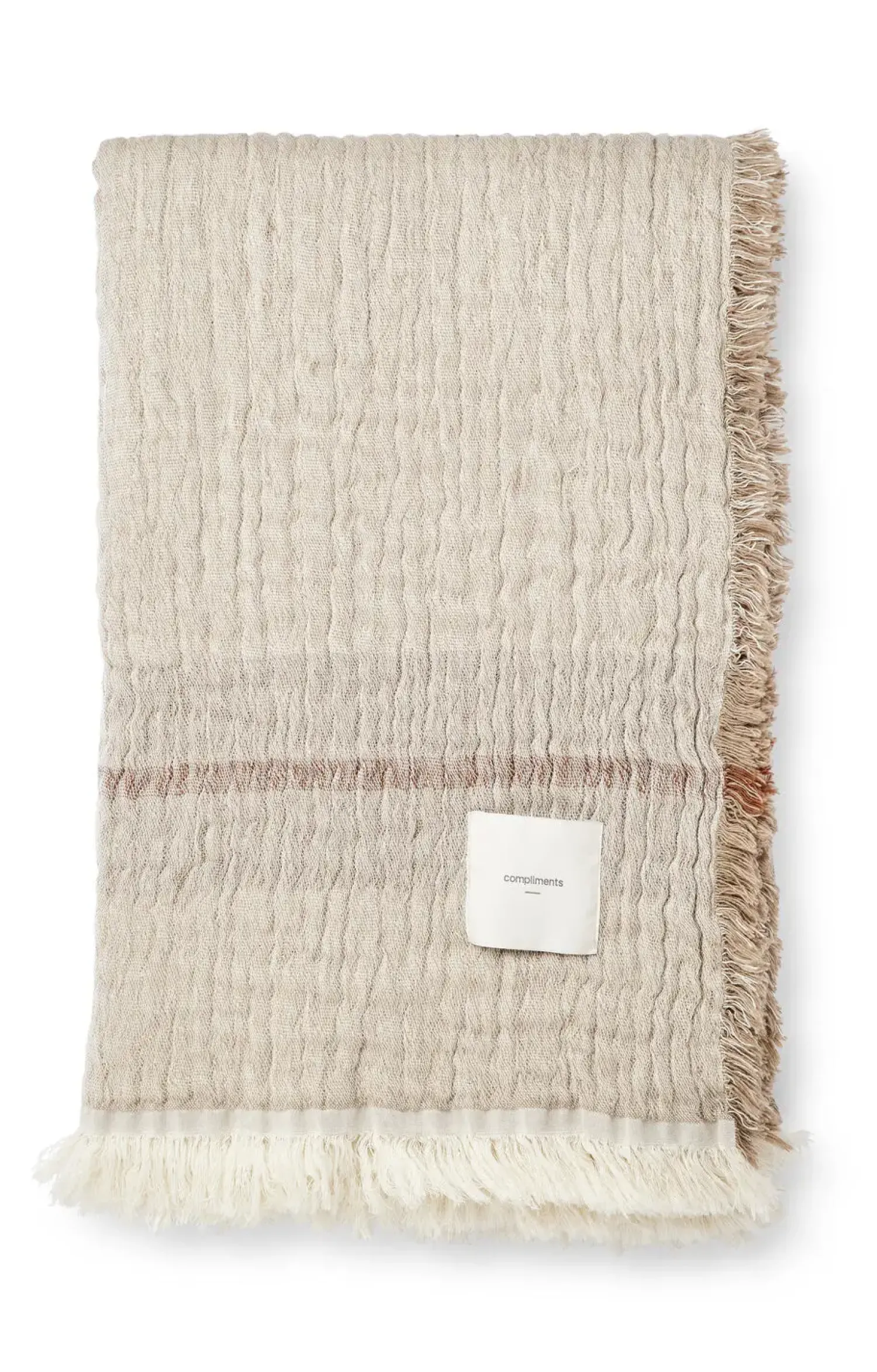 Best Compliments - Plaid - Loire Throw 130x180 cm - Sand