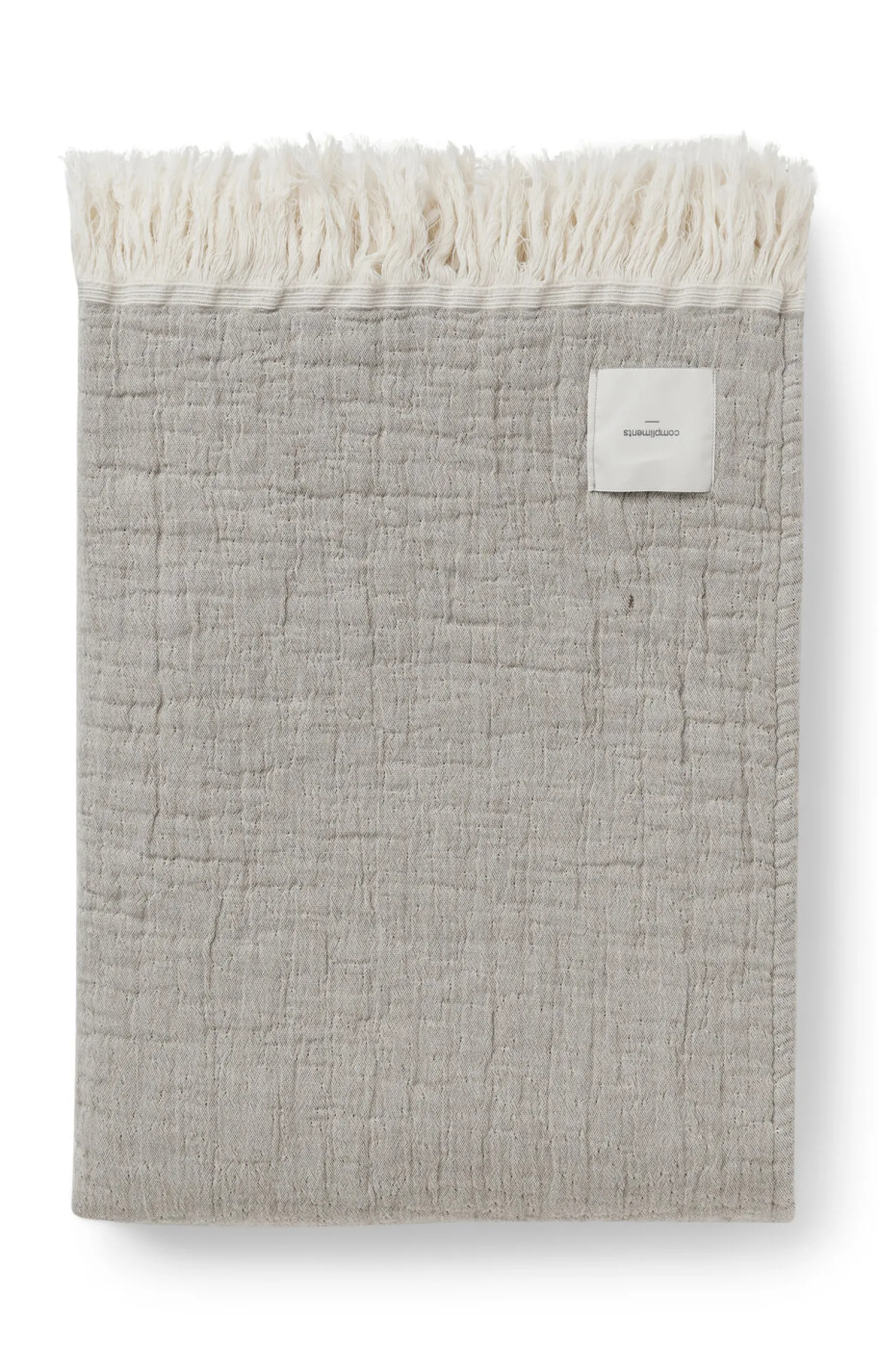 Sale Compliments - Plaid - River 130x200 cm - Sand/cream
