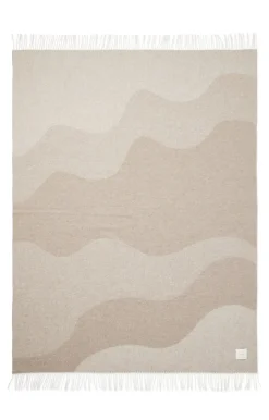 Clearance Compliments - Plaid - Waves Throw 140x200 cm - Sand