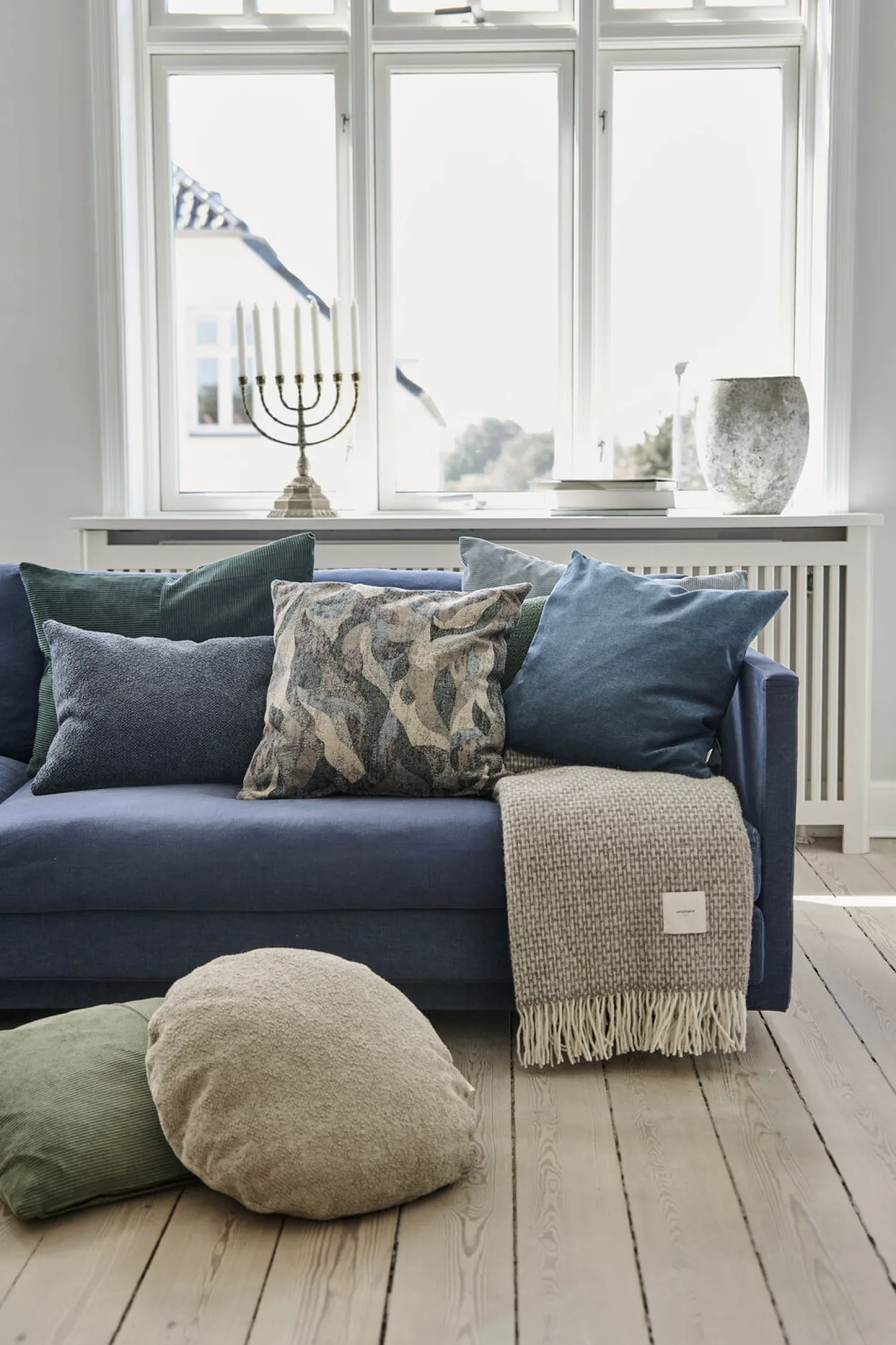 Sale Compliments - Pudebetræk Taffy 40x60 cm - Denim blå