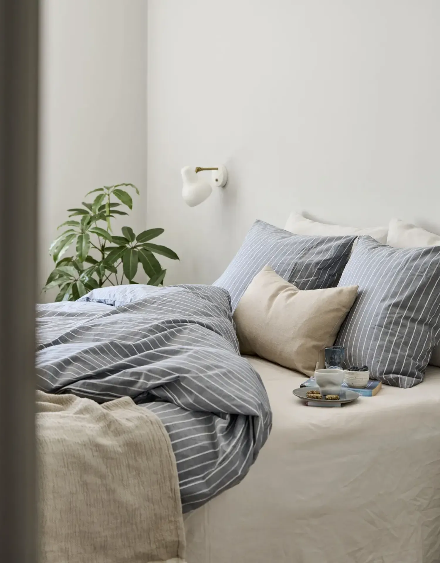 Clearance Compliments - Sengetøj - Blik Bed Linen 240x220/60x63 (2) cm - Blå