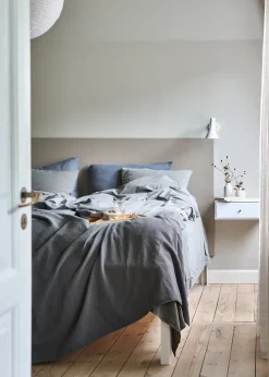 Clearance Compliments - Sengetøj - Stone Bed Linen 200x220/60x63 (2) cm - Mørk grå