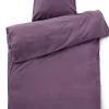 Hot Compliments - Sengetøj - Stone Bed Linen 140x220/60x63 cm - Plum