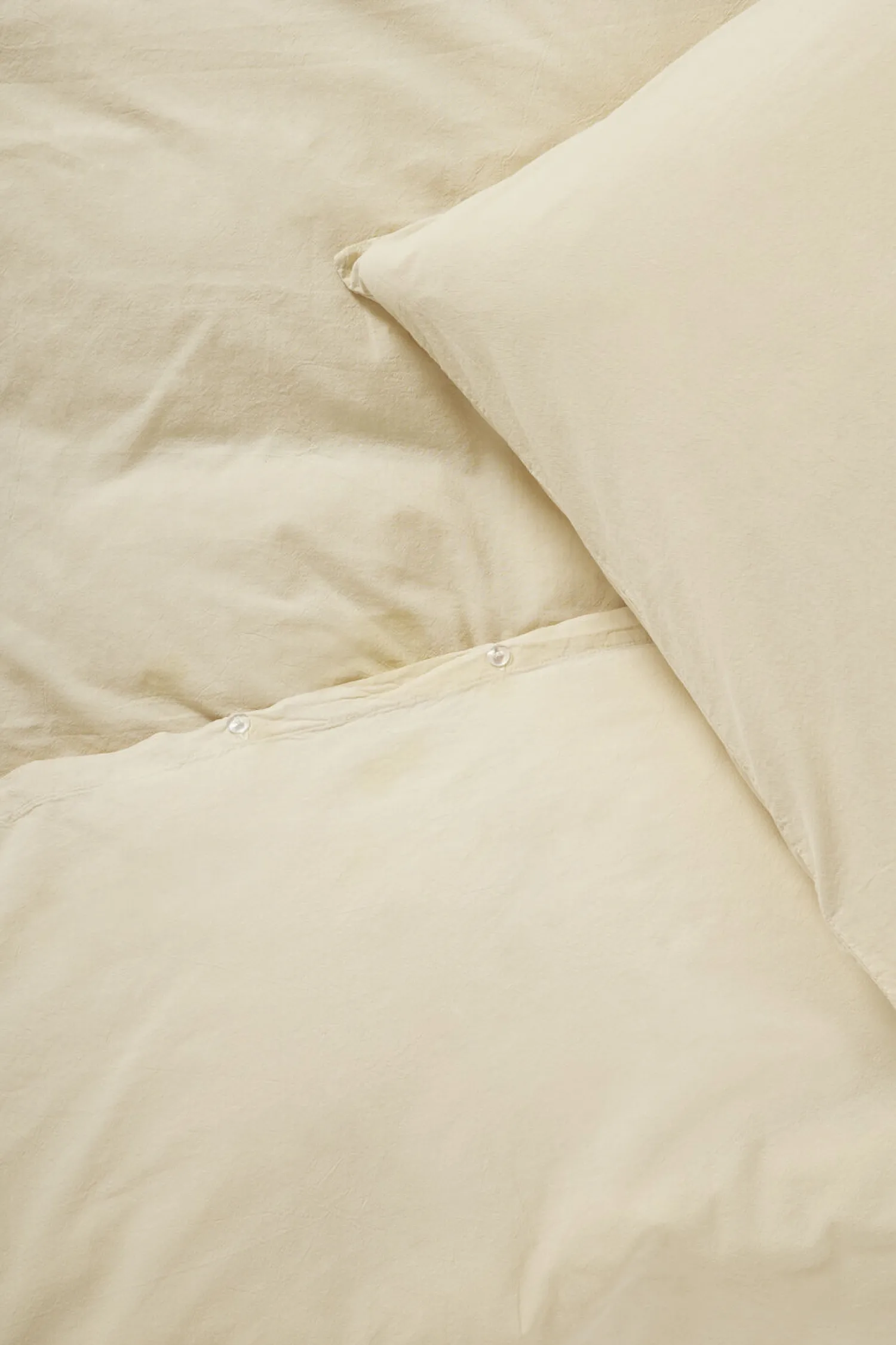 Best Compliments - Sengetøj - Stone Bed Linen 140x220/60x63 cm - Champagne
