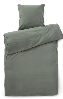 Online Compliments - Sengetøj - Stone Bed Linen 140x200/60x63 cm - Grå