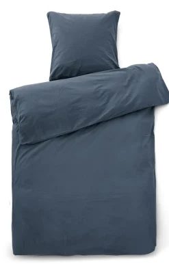 Online Compliments - Sengetøj - Stone Bed Linen 140x200/60x63 cm - Mørk blå