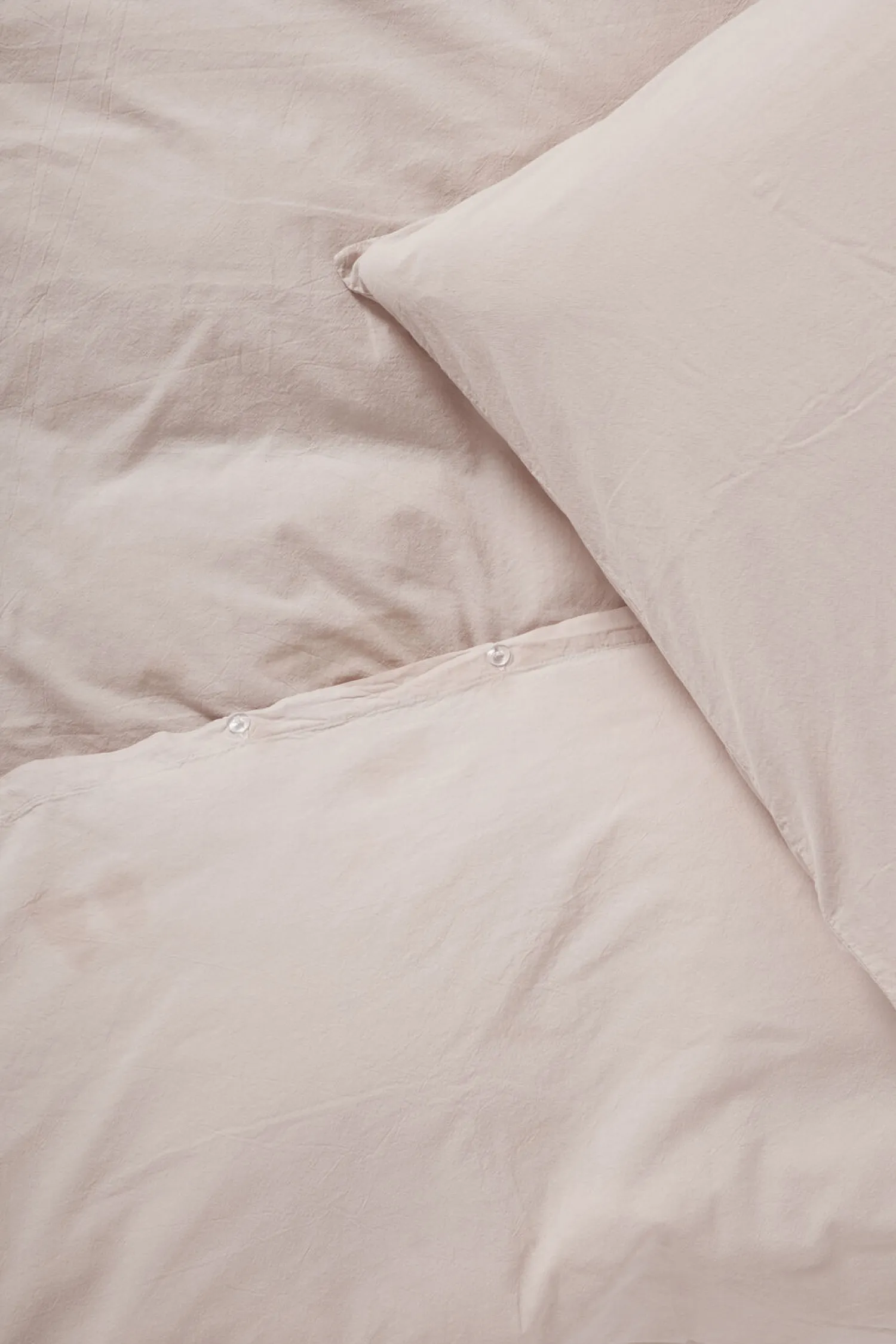 New Compliments - Sengetøj - Stone Bed Linen 200x220/60x63 (2) cm - Rose