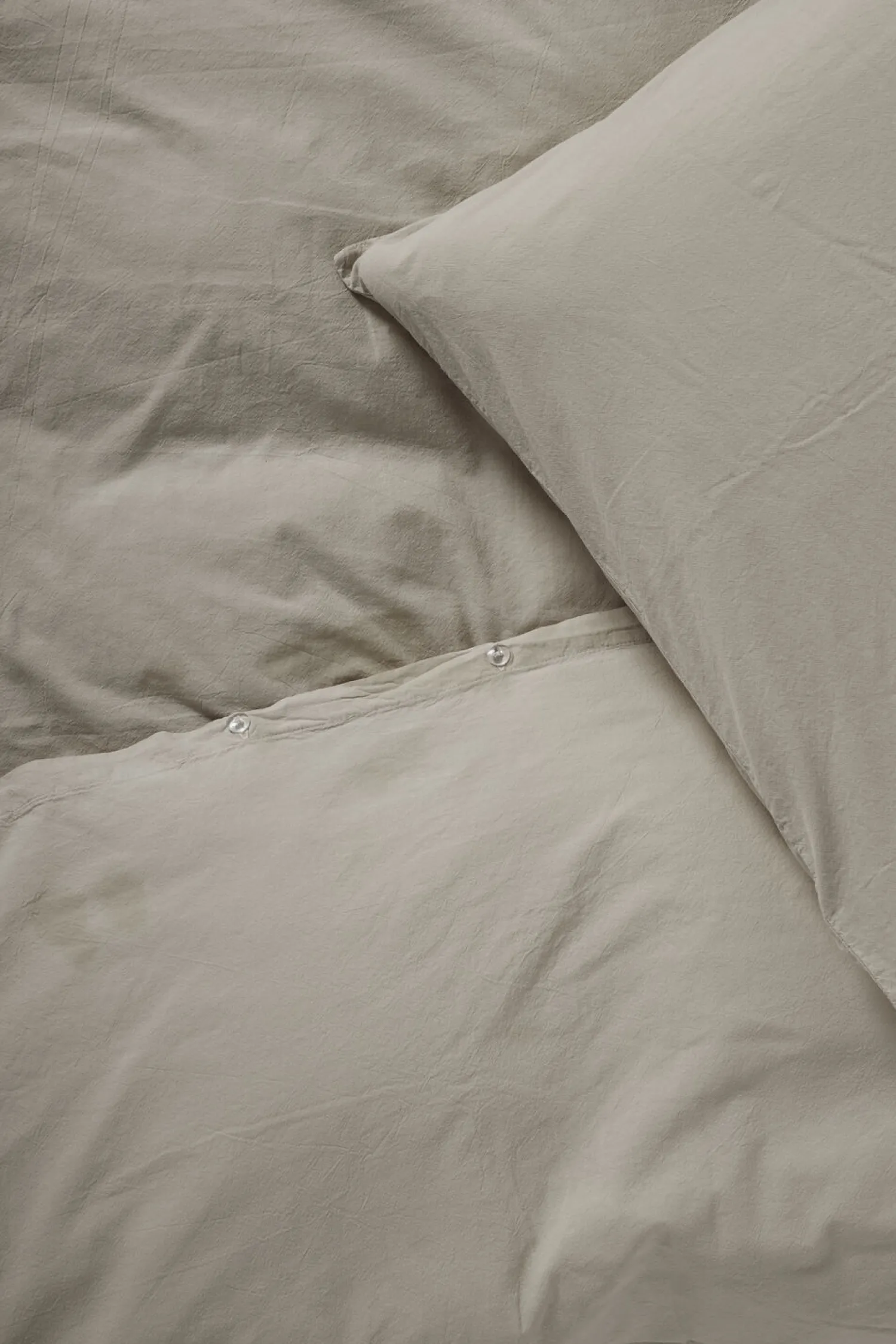 Outlet Compliments - Sengetøj - Stone Bed Linen 200x200/60x63 (2) cm - Sand