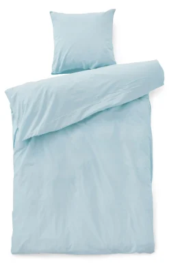 Online Compliments - Sengetøj - Stone Bed Linen 140x220/60x63 cm - Sky blue
