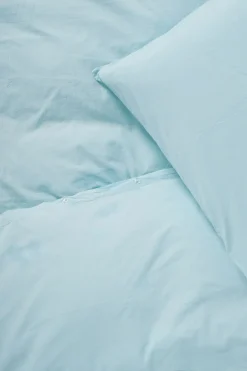Online Compliments - Sengetøj - Stone Bed Linen 140x220/60x63 cm - Sky blue
