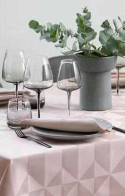 Discount Compliments - Serviet - Wind Damask 45x45 cm - Rose