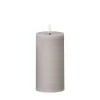 Clearance Cozy Living - LED Rustik stearinlys STEN - D7,5 H15 cm.
