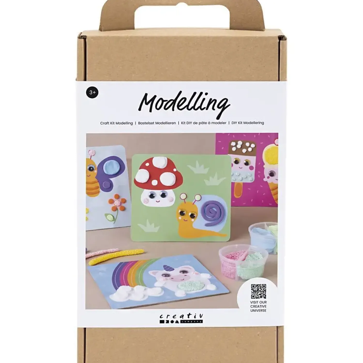 Sale Creativ Company - DIY Kit Modellering, Dekorationsplade, 1 pk.