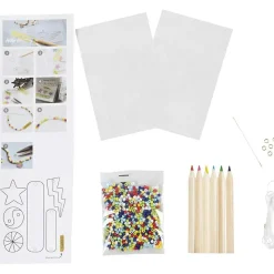 Online Creativ Company - Mini DIY Kit Smykker, Armbånd krympeplast, 1 pk.