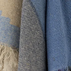 Sale Creative Collection - Maji Plaid, Blå, Genanvendt Bomuld