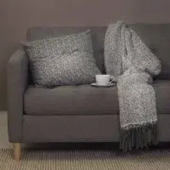 Clearance Croy Throw - plaid - Green
