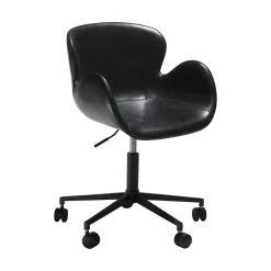 Hot DAN-FORM - GAIA Office Stol - Vintage sort kunstlæder
