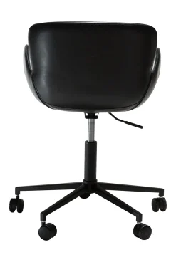 Hot DAN-FORM - GAIA Office Stol - Vintage sort kunstlæder