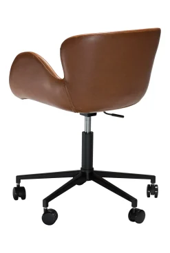 Hot DAN-FORM - GAIA Office Stol - Vintage lysebrun kunstlæder