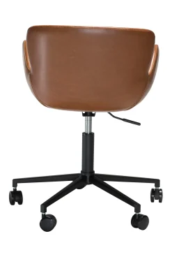 Hot DAN-FORM - GAIA Office Stol - Vintage lysebrun kunstlæder